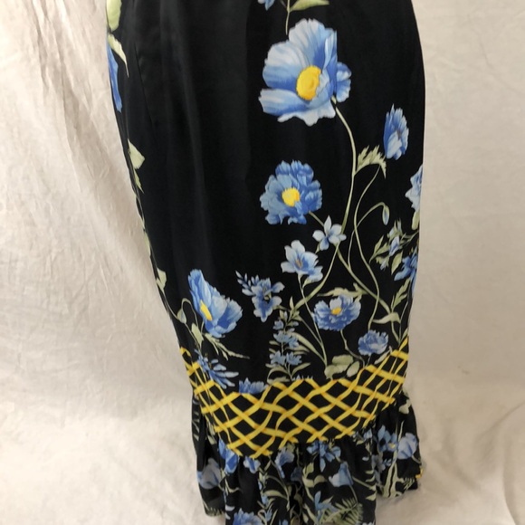 Alice McCall Cut Out Midriff MIDI Dress  Dark Floral Dress size US 8 EU 40 NWT - Picture 6 of 11